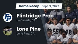 Recap: Flintridge Prep  vs. Lone Pine  2022