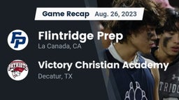 Recap: Flintridge Prep  vs. Victory Christian Academy 2023