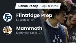 Recap: Flintridge Prep  vs. Mammoth  2023