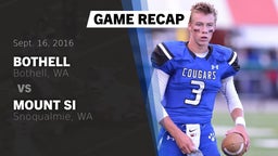 Recap: Bothell  vs. Mount Si  2016