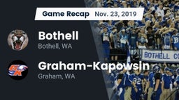 Recap: Bothell  vs. Graham-Kapowsin  2019