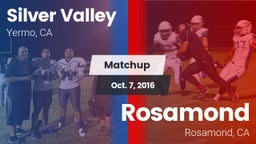 Matchup: Silver Valley High vs. Rosamond  2016