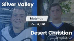 Matchup: Silver Valley High vs. Desert Christian  2016