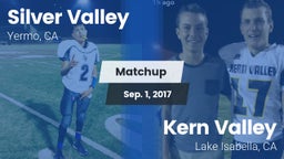 Matchup: Silver Valley High vs. Kern Valley  2017