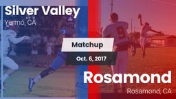 Matchup: Silver Valley High vs. Rosamond  2017