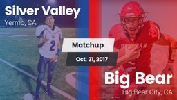Matchup: Silver Valley High vs. Big Bear  2017