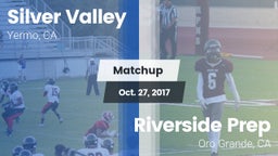 Matchup: Silver Valley High vs. Riverside Prep  2017