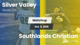 Matchup: Silver Valley High vs. Southlands Christian  2018