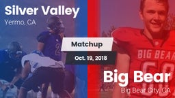 Matchup: Silver Valley High vs. Big Bear  2018