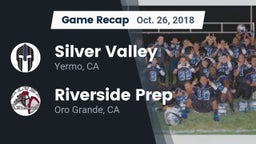 Recap: Silver Valley  vs. Riverside Prep  2018
