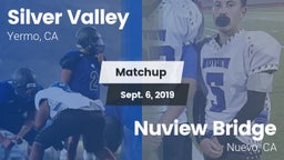 Matchup: Silver Valley High vs. Nuview Bridge  2019