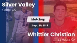 Matchup: Silver Valley High vs. Whittier Christian  2019