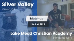 Matchup: Silver Valley High vs. Lake Mead Christian Academy  2019