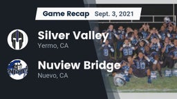 Recap: Silver Valley  vs. Nuview Bridge  2021