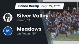 Recap: Silver Valley  vs. Meadows  2021