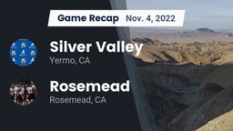 Recap: Silver Valley  vs. Rosemead  2022
