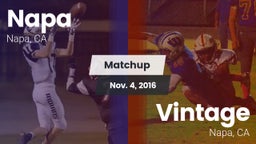 Matchup: Napa  vs. Vintage  2016