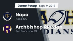 Recap: Napa  vs. Archbishop Riordan  2017