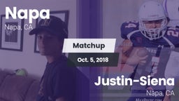 Matchup: Napa  vs. Justin-Siena  2018