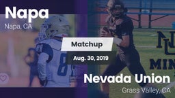 Matchup: Napa  vs. Nevada Union  2019
