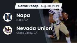 Recap: Napa  vs. Nevada Union  2019
