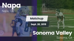 Matchup: Napa  vs. Sonoma Valley  2019