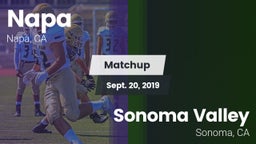 Matchup: Napa  vs. Sonoma Valley  2019