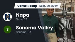 Recap: Napa  vs. Sonoma Valley  2019