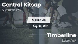 Matchup: Central Kitsap High vs. Timberline  2016