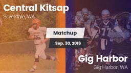 Matchup: Central Kitsap High vs. Gig Harbor  2016