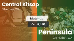 Matchup: Central Kitsap High vs. Peninsula  2016