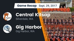 Recap: Central Kitsap  vs. Gig Harbor  2017