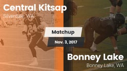 Matchup: Central Kitsap High vs. Bonney Lake  2017