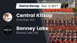Recap: Central Kitsap  vs. Bonney Lake  2017