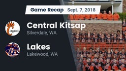 Recap: Central Kitsap  vs. Lakes  2018