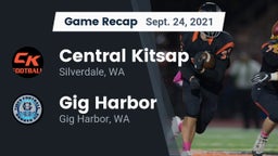 Recap: Central Kitsap  vs. Gig Harbor  2021