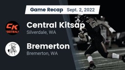 Recap: Central Kitsap  vs. Bremerton  2022