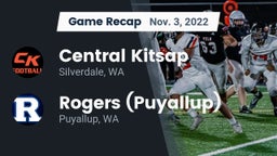 Recap: Central Kitsap  vs. Rogers  (Puyallup) 2022