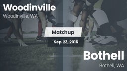 Matchup: Woodinville High vs. Bothell  2016