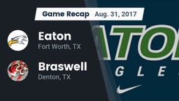 Recap: Eaton  vs. Braswell  2017