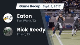Recap: Eaton  vs. Rick Reedy  2017