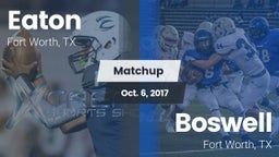 Matchup: Eaton  vs. Boswell   2017