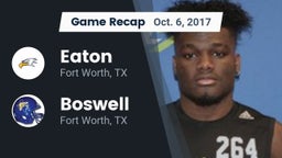 Recap: Eaton  vs. Boswell   2017