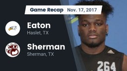 Recap: Eaton  vs. Sherman  2017