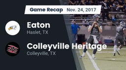 Recap: Eaton  vs. Colleyville Heritage  2017