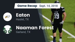 Recap: Eaton  vs. Naaman Forest  2018