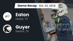 Recap: Eaton  vs. Guyer  2018