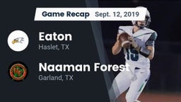 Recap: Eaton  vs. Naaman Forest  2019