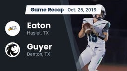 Recap: Eaton  vs. Guyer  2019