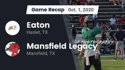 Recap: Eaton  vs. Mansfield Legacy  2020